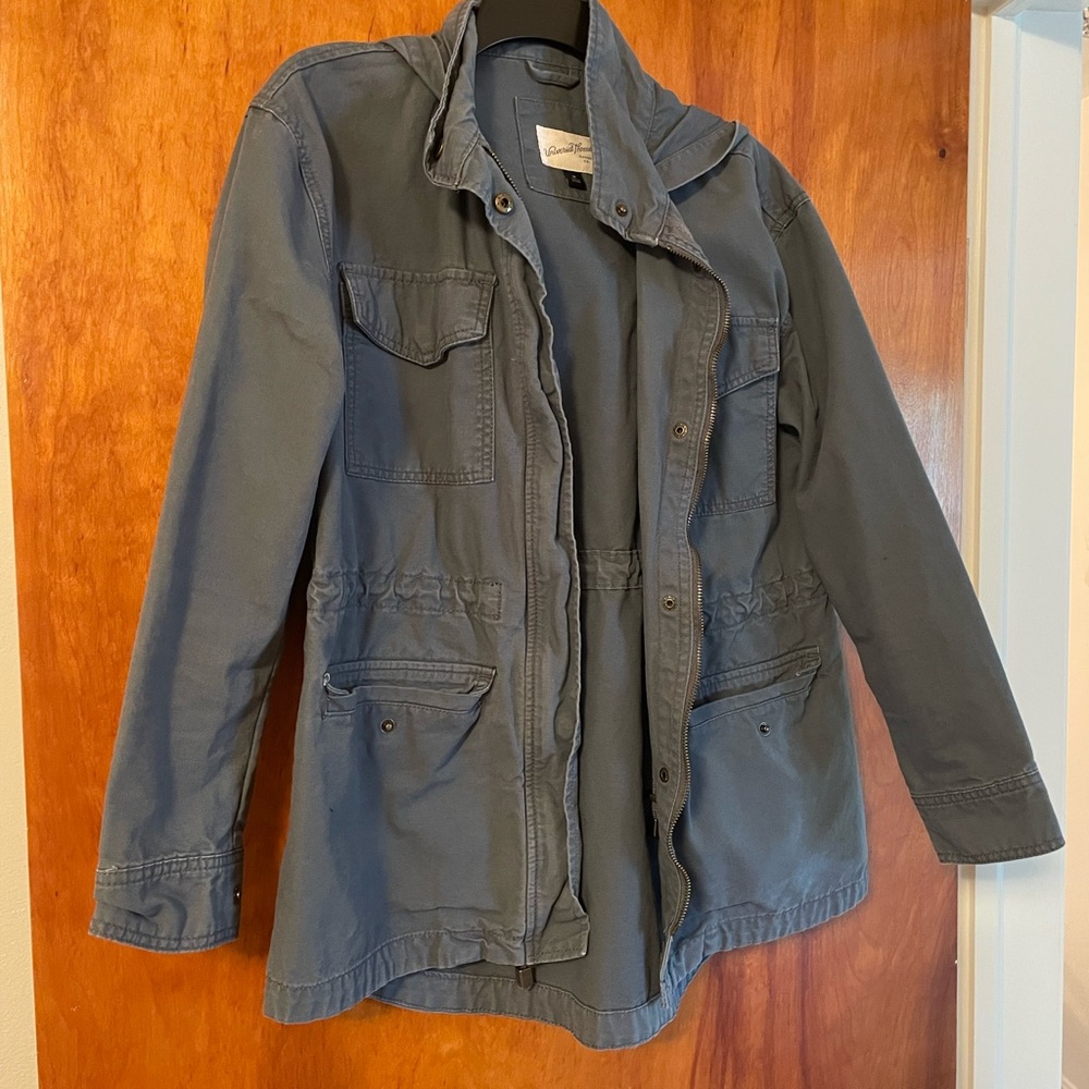 Stylish Blue Utility Jacket